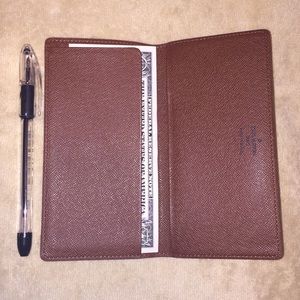 Louis Vuitton cheque book holder / iPhone case